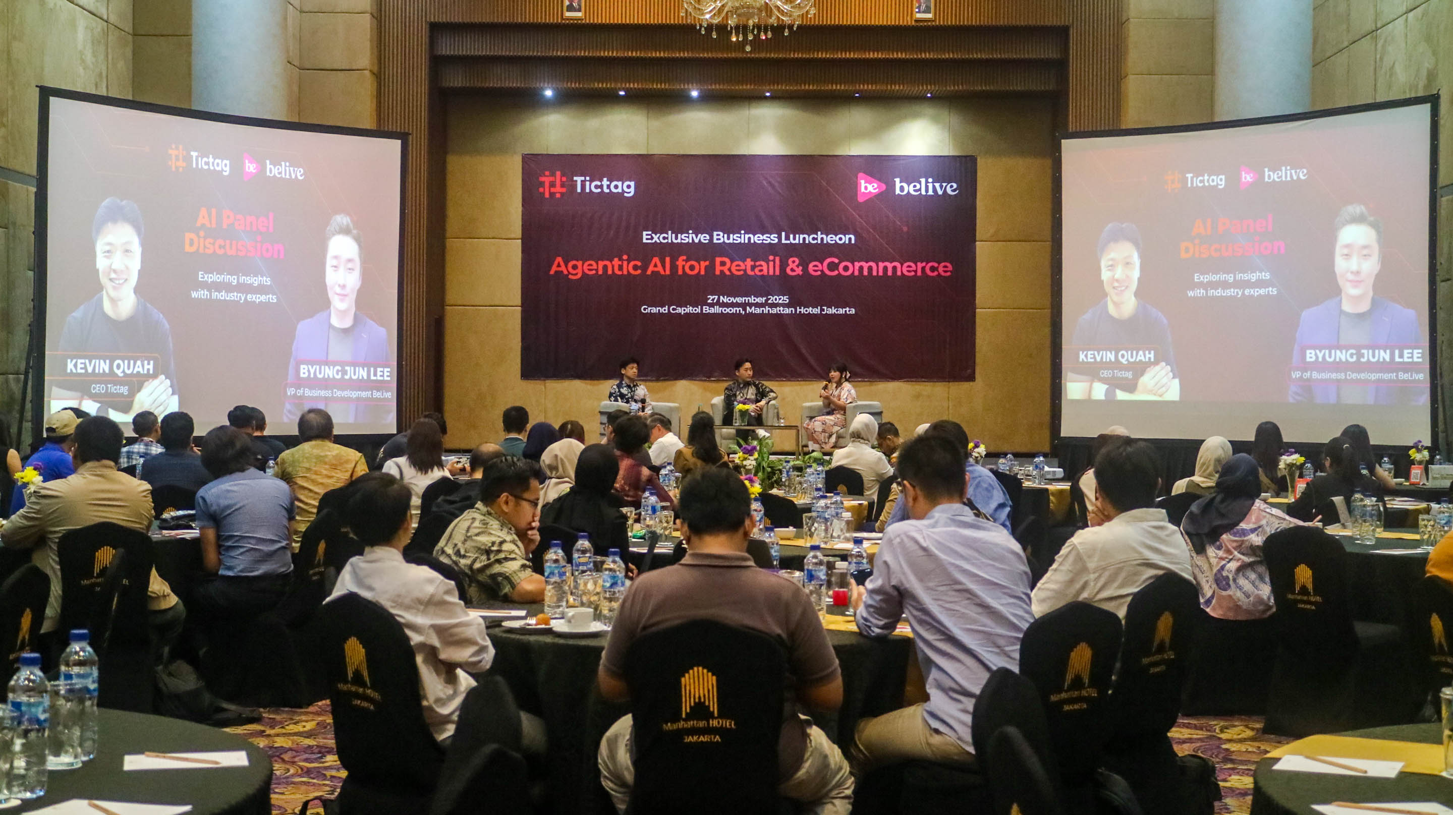 Exclusive Business Luncheon with attendees from more than 50 leaders from leading companies