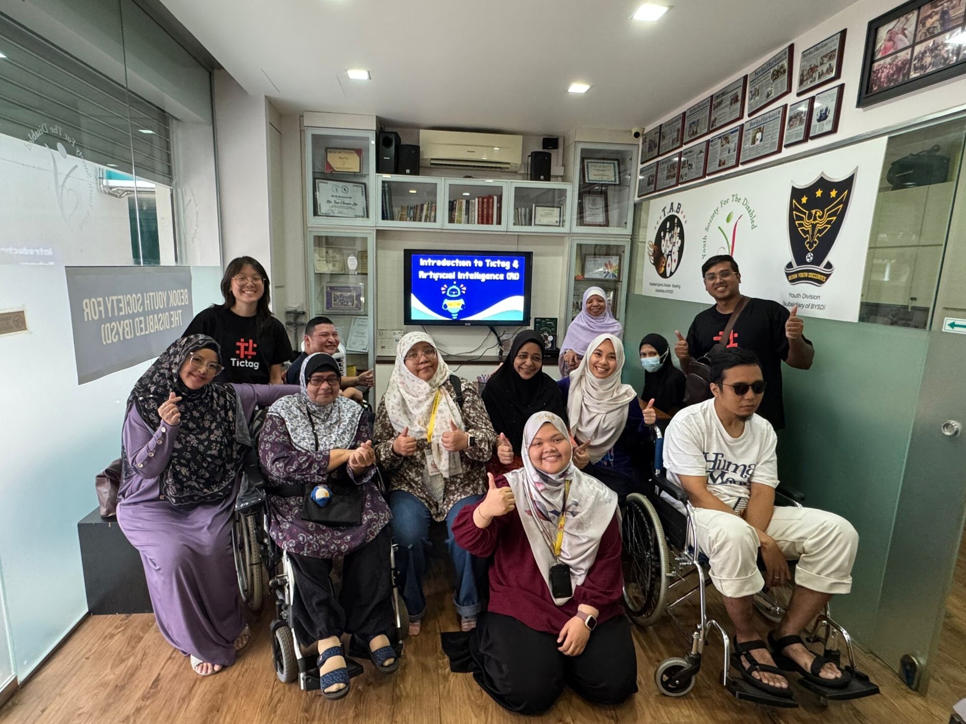 Tictag Community Team and Bedok Youth Society partnership during youth community program