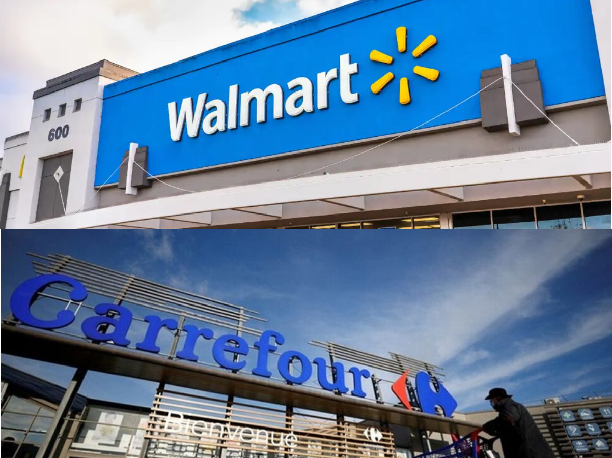 Walmart and Carrefour, two of the biggest retail company in the world